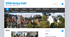 Desktop Screenshot of diwan-marburg.de